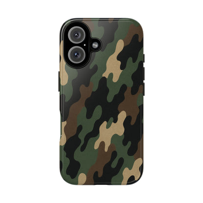 Camouflage Phone Case, Tough Cases, Military Style, Unique Phone Accessories, Gift for Him, Durable Phone Cover - TRV