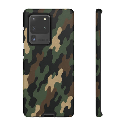Camouflage Phone Case, Tough Cases, Military Style, Unique Phone Accessories, Gift for Him, Durable Phone Cover - TRV