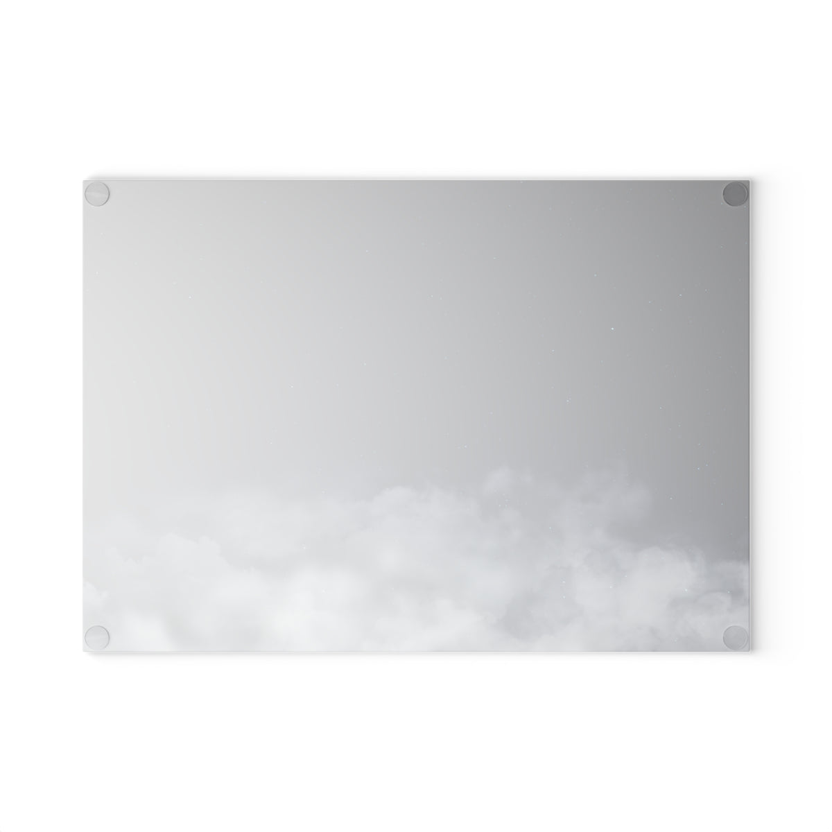 Cloudscape Glass Cutting Board – Moody Sky Kitchen Prep Board