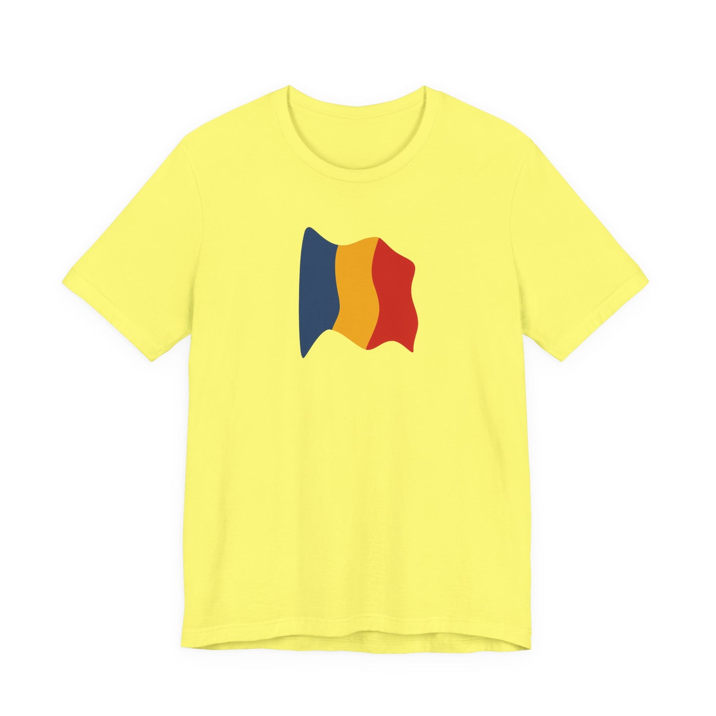 Romanian Flag Unisex Short Sleeve Tee, Casual Shirt, Travel T-Shirt, Gift for Romanians, Summer Outfit, Everyday Wear