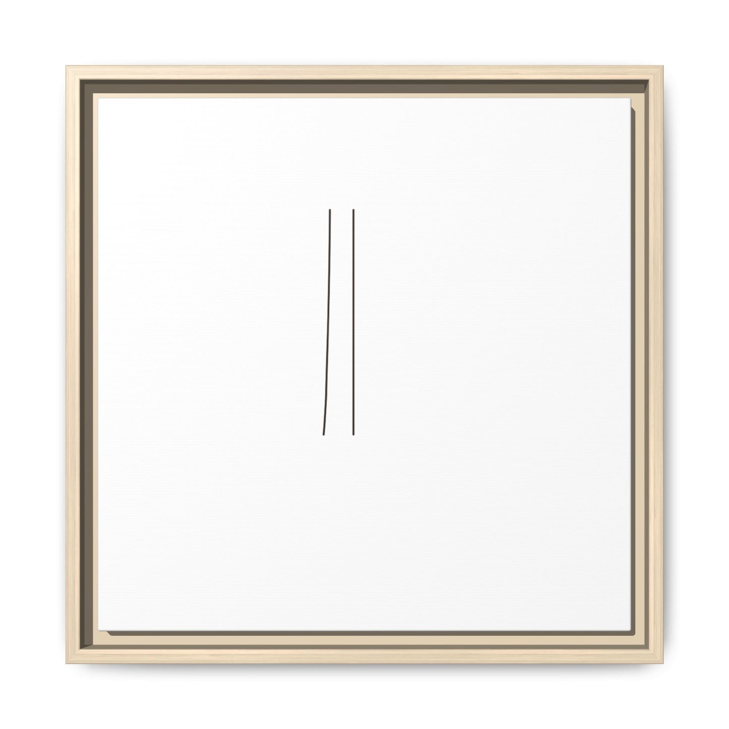 Minimal Line Art | Matte Canvas Framed
