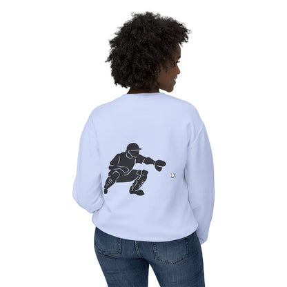 Baseball Catcher Unisex Sports Crewneck Sweatshirt - Perfect for Athletes & Casual Wear, Great for Game Days, Birthdays, Apparel for Fans