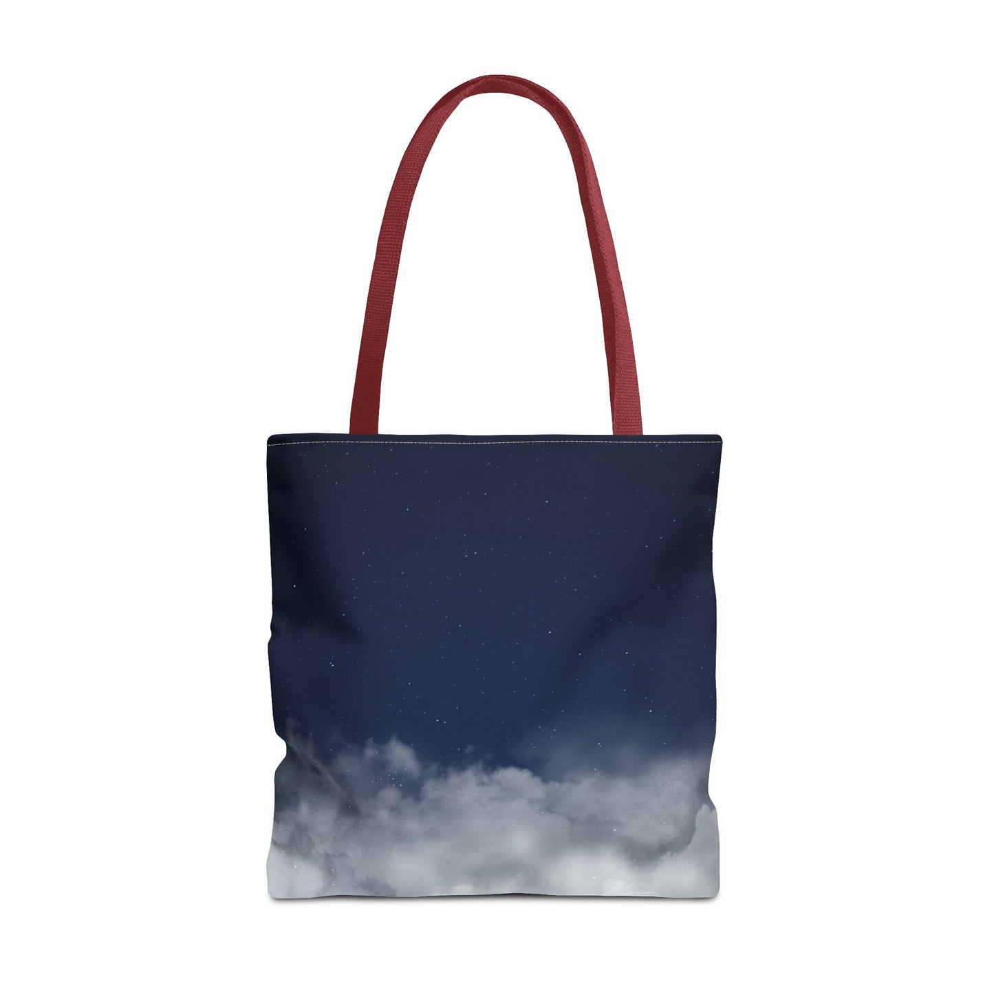 Night Sky Clouds Tote Bag | Starry Navy Ombre - TRV
