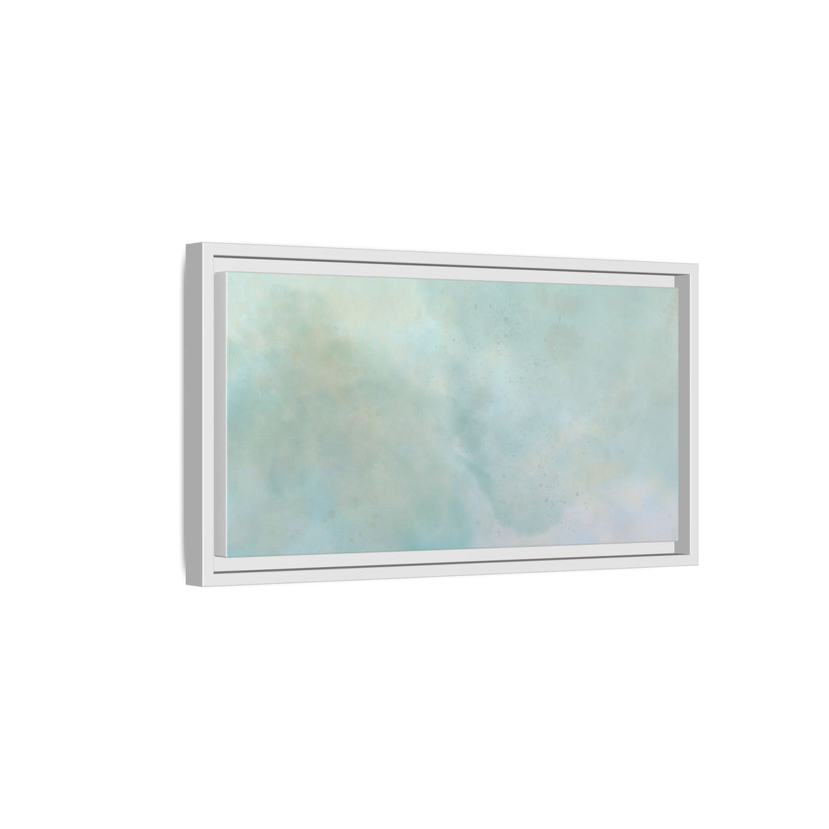 Soft abstract pastel watercolor on matte canvas, featuring gentle colors and artistic brushstrokes, by Printify.