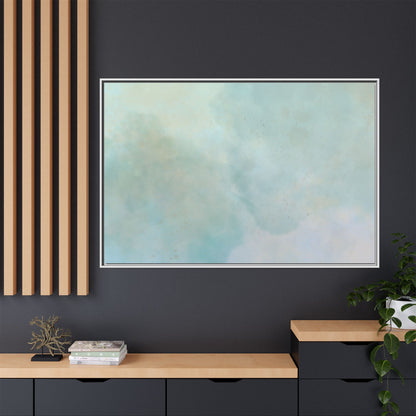 Soft Abstract Pastel Watercolor Matte Canvas