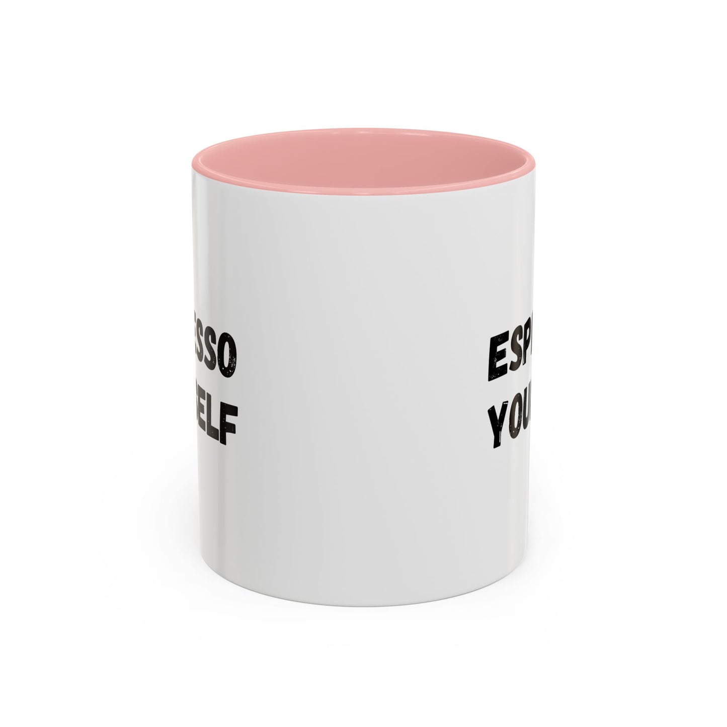 Espresso Yourself Coffee Mug - Fun Black Accented Mug for Coffee Lovers, Great Gift for Birthdays, Christmas, and Housewarming