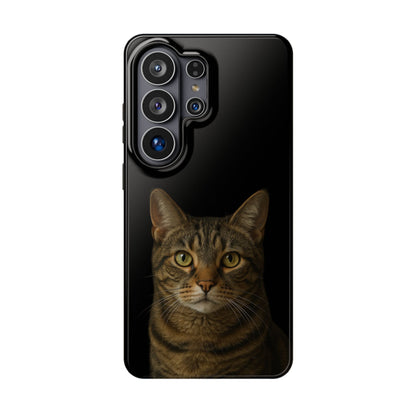 Magnetic Impact-Resistant Phone Case — Realistic Tabby Cat Portrait