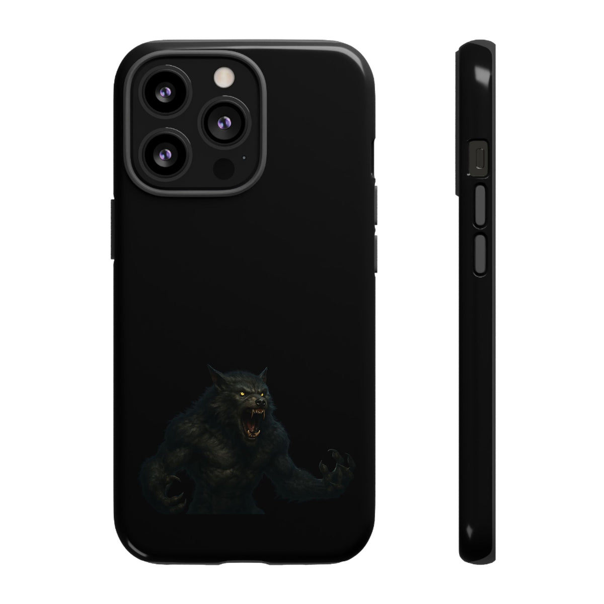 Werewolf Phone Case, dark monster graphic tough protective case - view 6