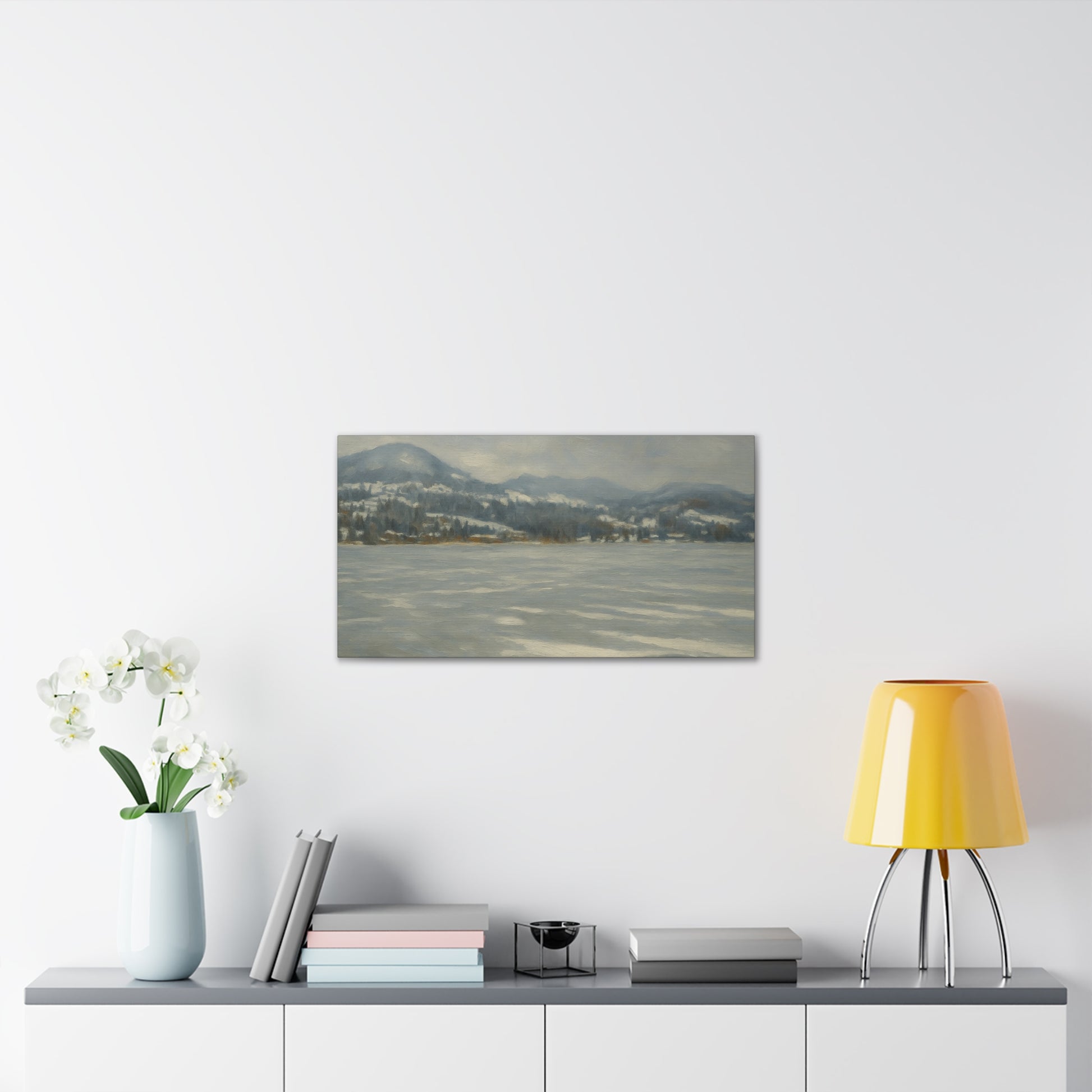 Serene Winter Landscape Canvas - TRV