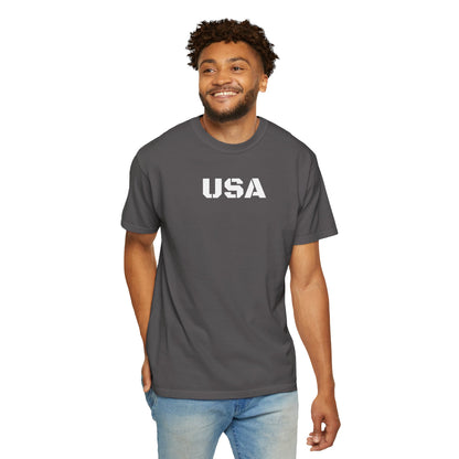 USA Vintage Unisex T-Shirt, Soft Cotton Tee, Casual Wear, Gifts for Her & Him, Summer Essentials, Independence Day Apparel - TRV