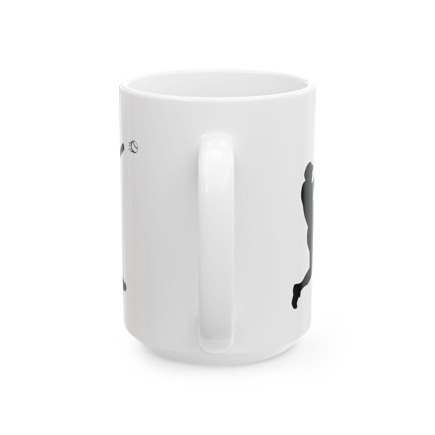 Baseball Ceramic Mug for Athletes, Motivational Gift for Coaches, Perfect for Birthdays, Team Events, or Just for Coffee Lovers