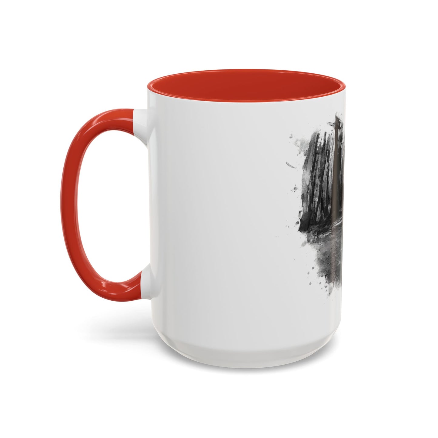 Moody Abstract Forest Coffee Mug | Unique Gift for Nature Lovers, Cozy Home Decor, Perfect for Coffee, Tea, and Hot Chocolate - TRV