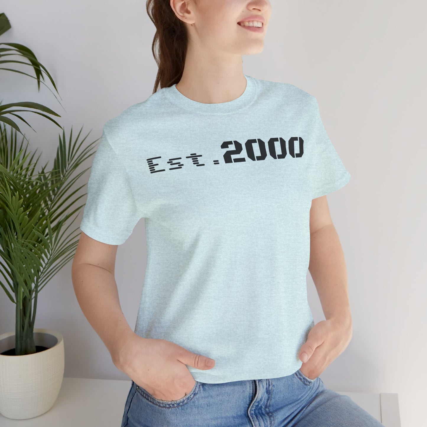 Est. 2000 T‑Shirt — Born in 2000 Retro Pixel Tee