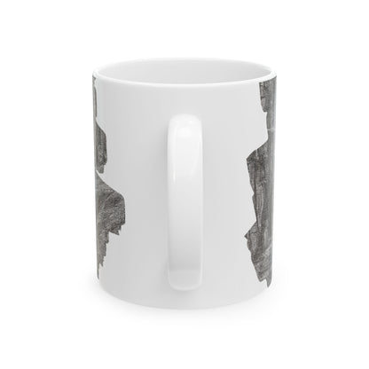 Nature-Inspired Abstract Ceramic Mug | Forest Path Design | Cozy Gift for Coffee Lovers | Home Decor | Nature Lover's Mug - TRV