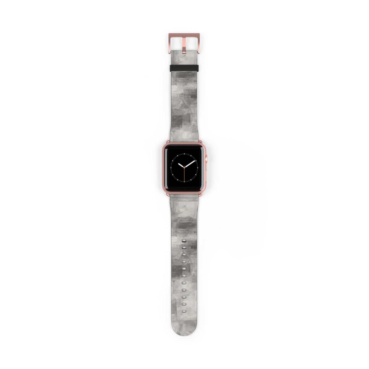 Gray watercolor camouflage Apple Watch band with neutral abstract design, versatile accessory for Apple Watch, by Printify.