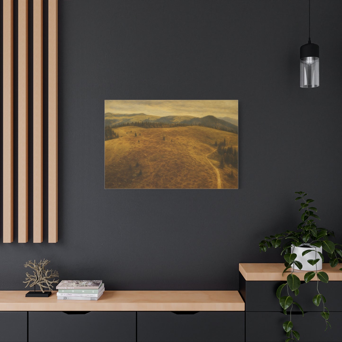 Stretched Canvas Art Print, Landscape Wall Decor, Nature Photography, Rustic Home Decor, Gifting, Earthy Art - TRV