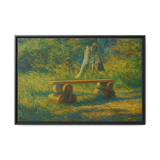 Framed Art Print - Multicolor Nature Scene, Home Decor, Wall Art, Gift for Nature Lovers, Room Decoration, Vibrant Art - TRV