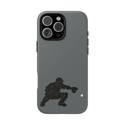 Baseball Catcher Phone Case, Sports Phone Accessory, Tough Cases, Gift for Athletes, Sports Fan Merchandise, Unique Design - TRV