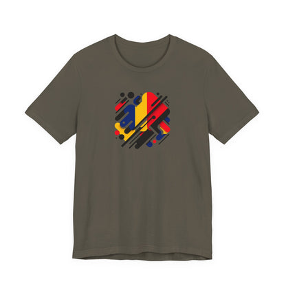 Artistic Heart Unisex Jersey Tee - Vibrant Graphic Tee, Casual Wear, Gift for Art Lovers, Birthday Surprise, Everyday Comfort - TRV