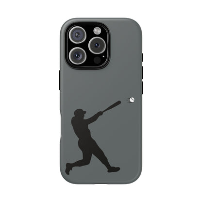 Printify baseball batter phone case featuring a tough protective cover with a baseball player design for fans.