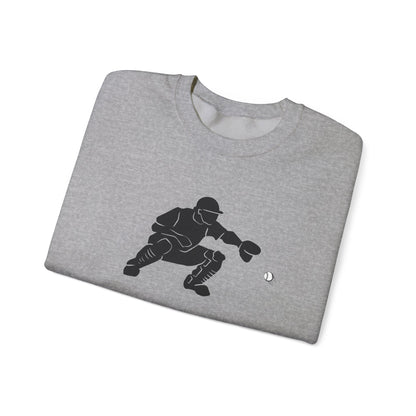 Baseball Catcher Crewneck Sweatshirt | Unisex Sports Apparel | Perfect for Game Days, Gifts, and Casual Wear | Baseball Lover's Gift - TRV