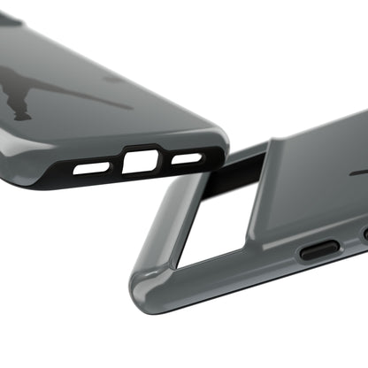 Printify baseball silhouette tough iPhone phone case with sporty design, protective and durable for iPhone models.