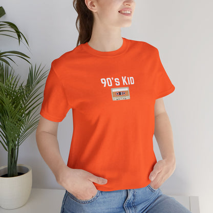 Retro Cassette Tee, Vintage Music Shirt, Unisex Short Sleeve, Gift for Music Lovers, Nostalgic Graphic Tee, Casual Wear