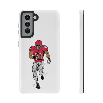 Football Player Tough Case, Sports Phone Cover, Athlete Gift, Tough Phone Case, Fall Sports, Football Lover's Accessory - TRV