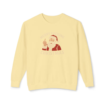 Merry Christmas Sweatshirt, Funny Holiday Crewneck, Unisex Gift, Christmas Apparel, Sarcastic Sweatshirt, Unique Holiday Clothing - TRV