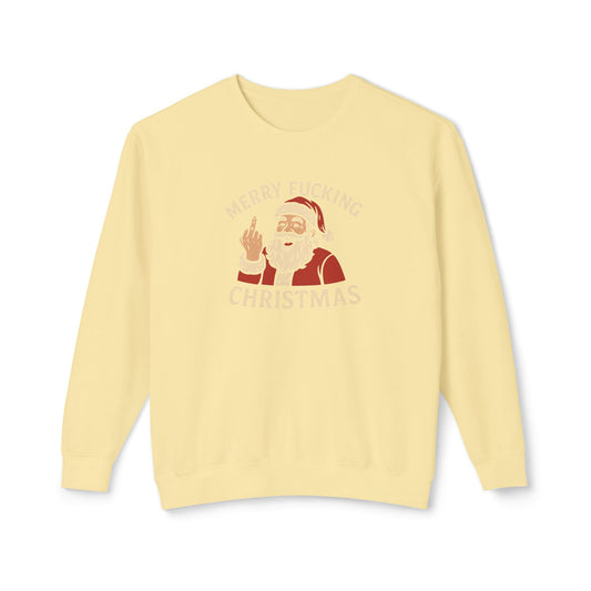 Merry Christmas Sweatshirt, Funny Holiday Crewneck, Unisex Gift, Christmas Apparel, Sarcastic Sweatshirt, Unique Holiday Clothing - TRV