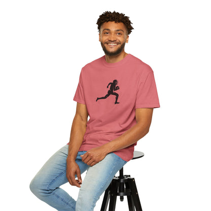 Football Player Graphic Unisex T-Shirt, Casual Sports Tee, Gift for Athletes, Workout Shirt, Everyday Wear, Unique Running Apparel