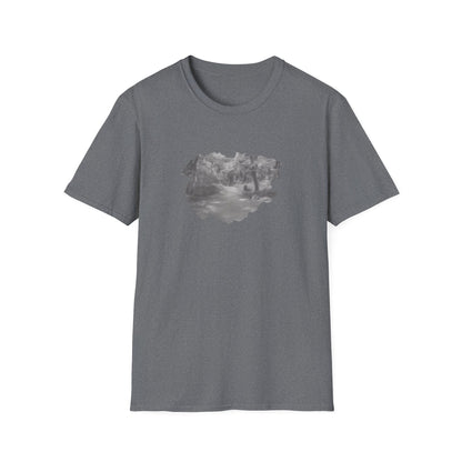 Serene Nature Landscape T-Shirt - Comfortable Unisex Tee, Outdoor Adventures, Nature Lover Gift, Casual Wear, Stylish Spring Top - TRV