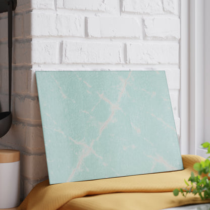 Mint Marble Glass Cutting Board