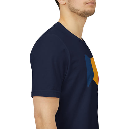 Romanian Flag Unisex Short Sleeve Tee, Casual Shirt, Travel T-Shirt, Gift for Romanians, Summer Outfit, Everyday Wear