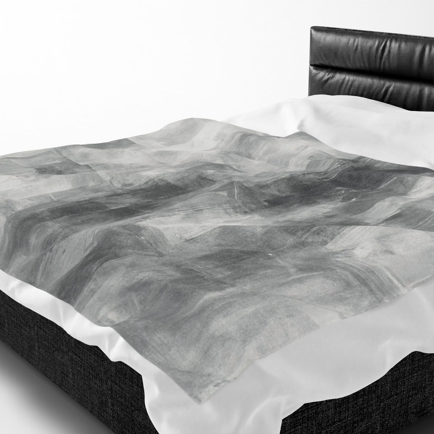 Velveteen plush blanket with all-over print, soft cozy throw for living room or bedroom, by Printify
