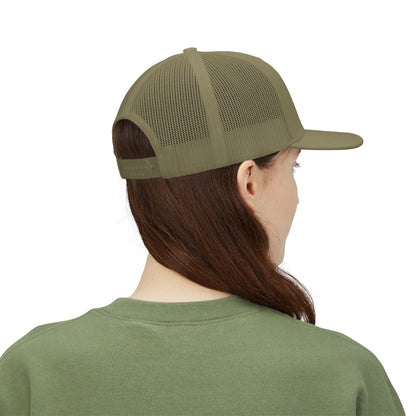 Custom Embroidered Snapback Trucker Cap | Birthday Gift, Fashion Accessory, Casual Wear, Unisex Gift, Vintage Style Hat - TRV