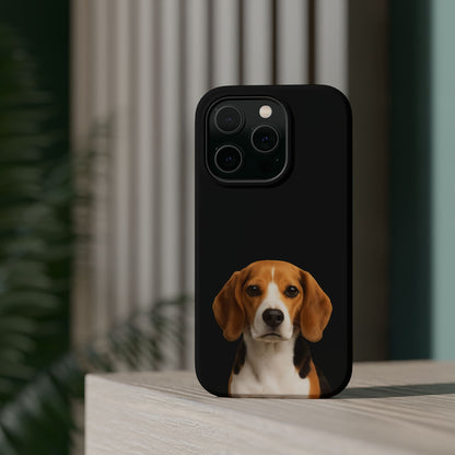 Beagle Photo Magnetic Impact Phone Case — Shockproof, Slim Protective Cover