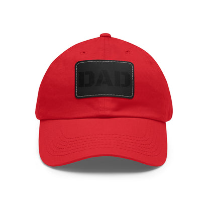 Stylish Dad Hat with Leather Patch | Perfect Gift for Fathers Day, Casual Wear, Dad's Birthday, Outdoor Activities