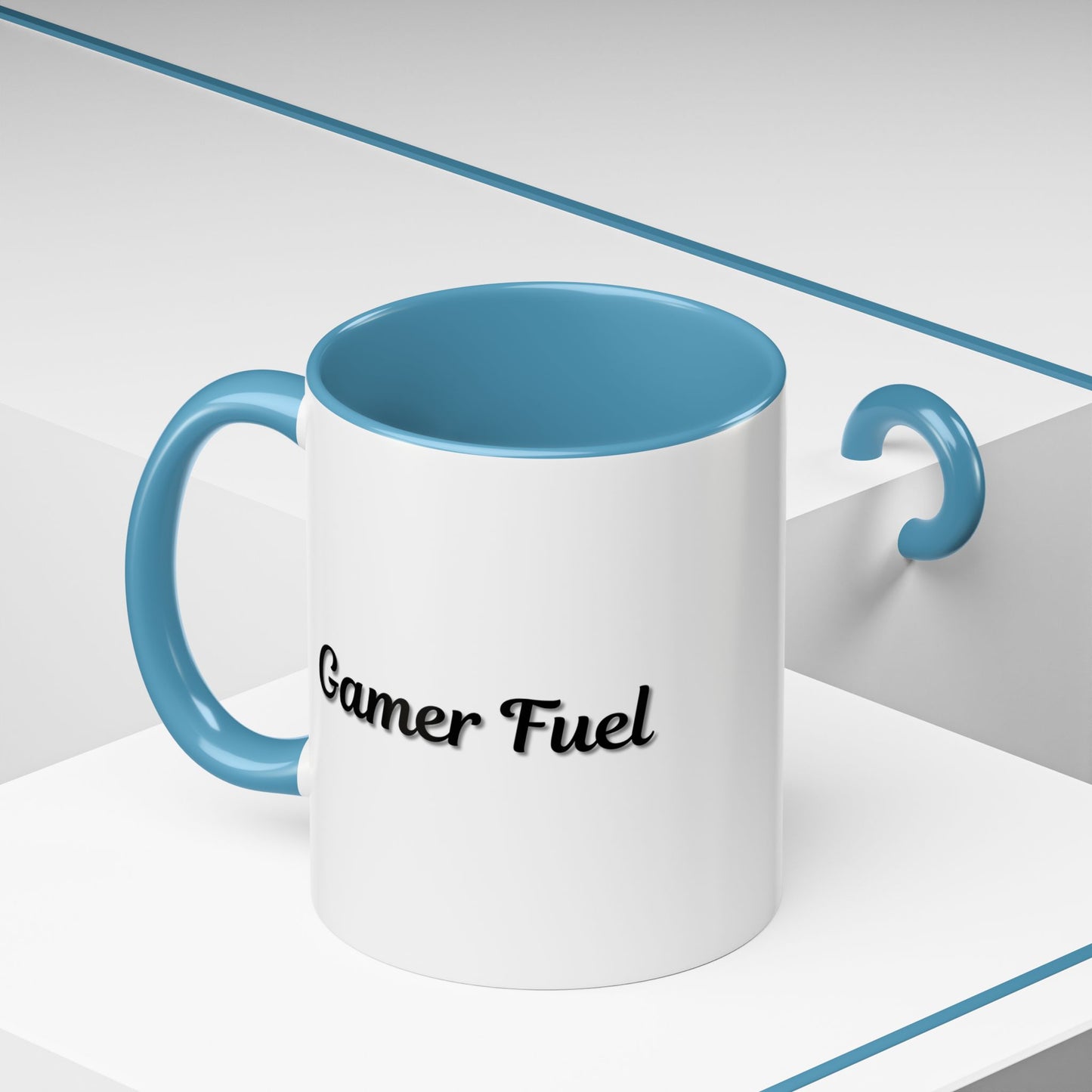 Gamer Fuel Accent Coffee Mug - Perfect for Gamers