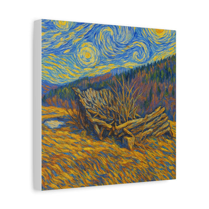 Artistic Van Gogh Style Canvas Wall Art, Nature Inspired Decor, Home Aesthetic, Gift for Art Lovers, Gallery Wall Piece, Living Room Decor, [...] - TRV