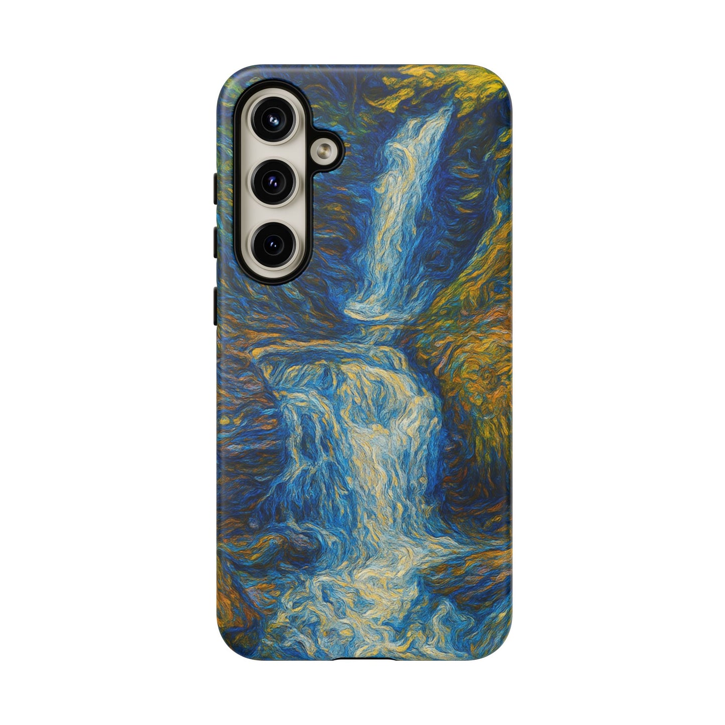 Artistic Phone Case - Waterfall Design, Unique Gift, Phone Accessory, Nature Lover, Original Artwork - TRV