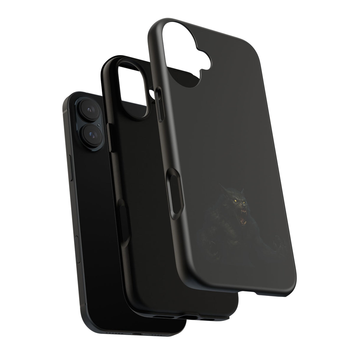 Werewolf Phone Case, dark monster graphic tough protective case - view 177