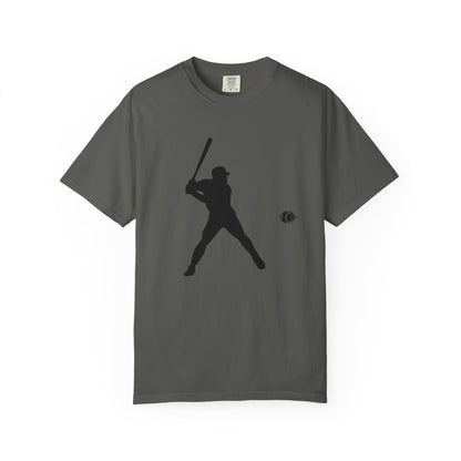 Unisex Baseball Silhouette Tee, Casual Wear, Sports Fan Apparel, Gift for Athletes, Summer Outing Outfit, Soft Cotton Shirt
