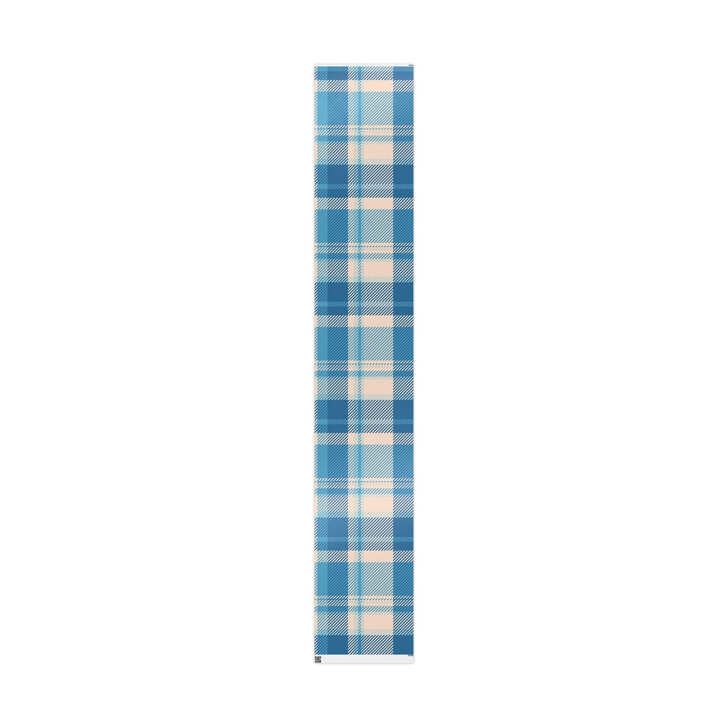 Blue Plaid Wrapping Paper Roll – Classic Plaid Gift Wrap for Birthdays & Holidays