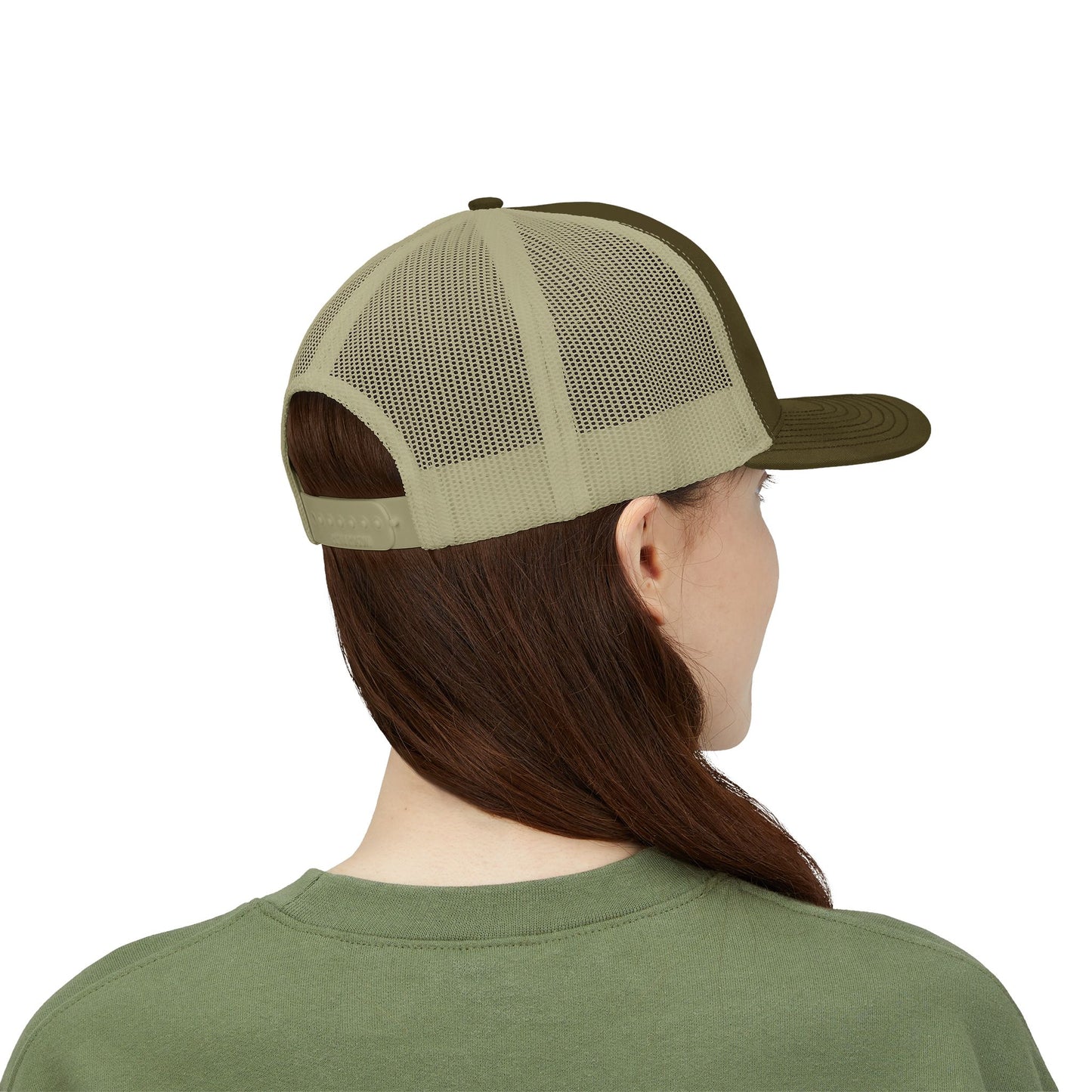 Vintage baseball snapback trucker cap featuring a batter silhouette, in classic style from Printify.