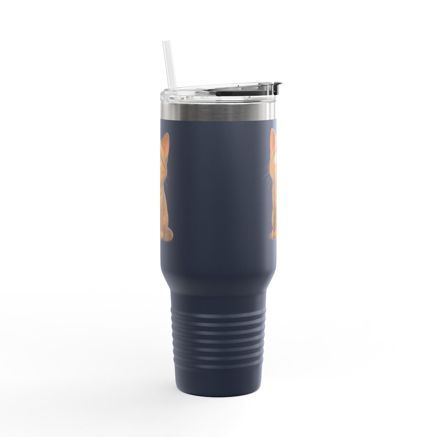 Cute Cat Insulated Travel Mug, 40oz - Perfect for Pet Lovers, Gifts for Cat Owners, Travel Accessories, Cute Drinkware, Animal Lovers - TRV