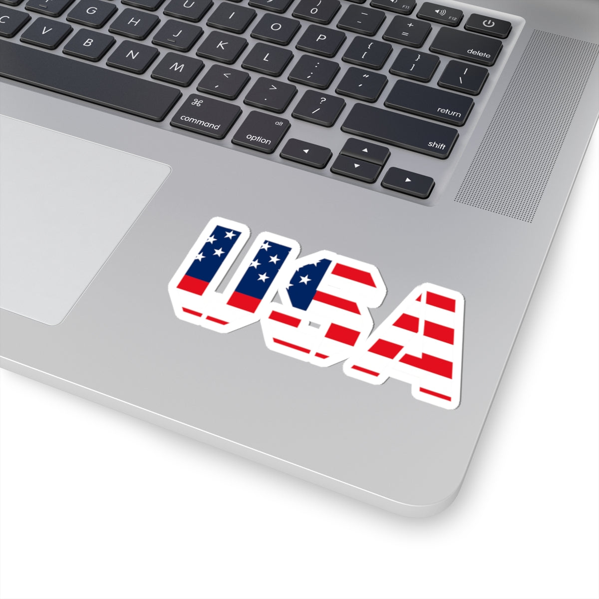 USA Flag Kiss-Cut Sticker — Patriotic American Stars & Stripes Decal