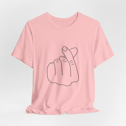 Minimalist Hand Sign Unisex Tee | Casual Everyday Wear | Perfect for Gift Givers