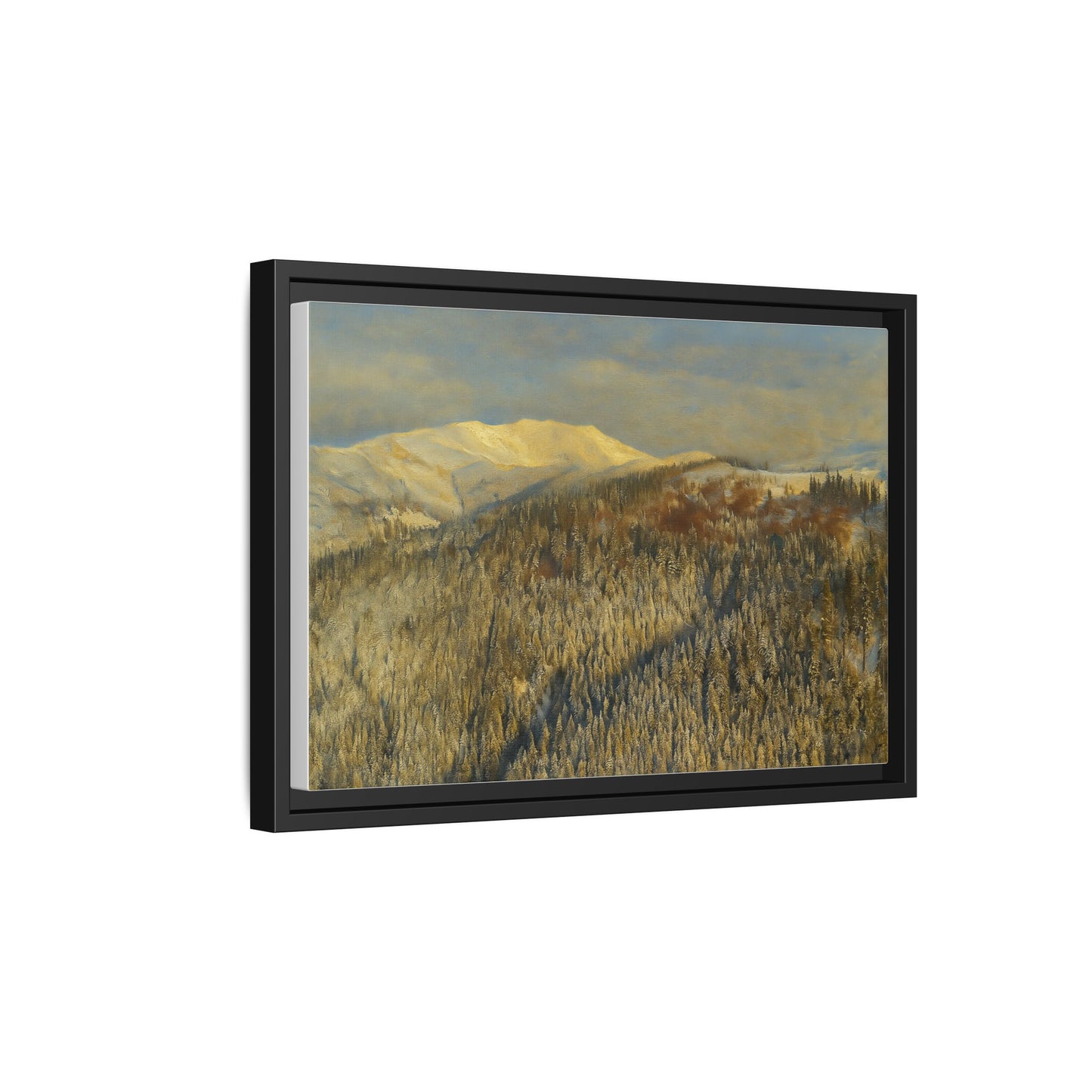 Framed Mountain Canvas Art, Perfect for Home Decor, Nature Wall Art, Gift for Nature Lovers, Cozy Atmosphere - TRV