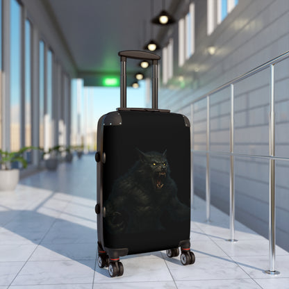 Werewolf Travel Suitcase – Dark Howl Luggage for Gothic & Horror Fans